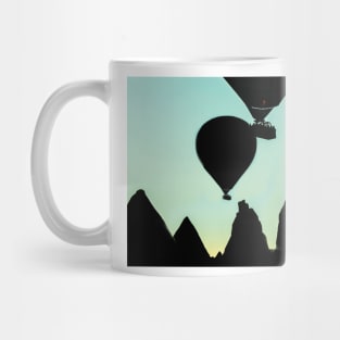 Hot air balloon in the sky Mug